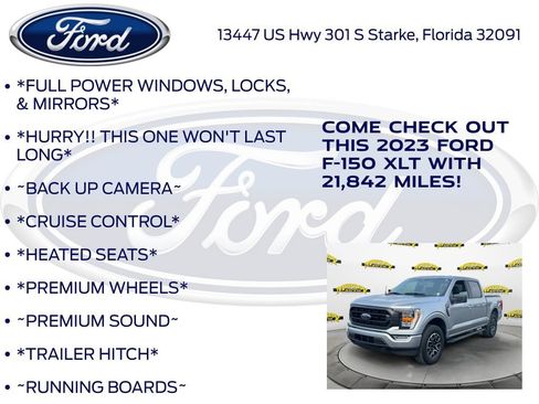 Certified 2023 Ford F150 XLT w/ Equipment Group 302A High AWD/4WD image 12