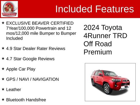 Used 2024 Toyota 4Runner TRD Off-Road Premium image 4