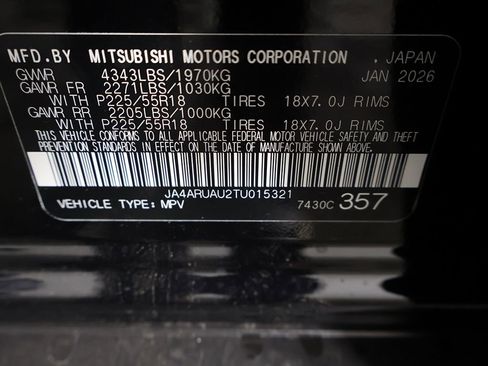New 2026 Mitsubishi Outlander Sport ES image 43