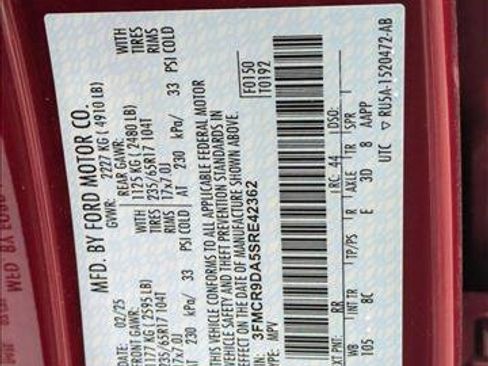 New 2025 Ford Bronco Sport Badlands w/ Sasquatch Badlands Package image 17