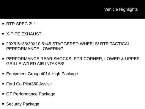 New 2025 Ford Mustang GT Premium w/ GT Performance Package image 38