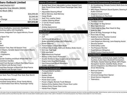 Used 2022 Subaru Outback Limited image 4