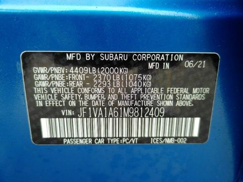 Used 2021 Subaru WRX image 45