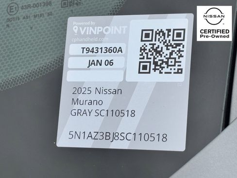 Certified 2025 Nissan Murano SV image 31