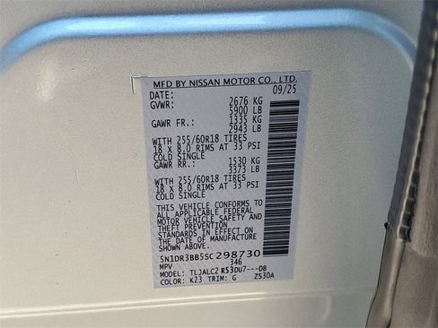 New 2025 Nissan Pathfinder SV w/ SV Premium Package image 12