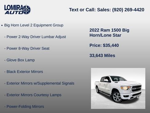 Used 2022 RAM 1500 Big Horn AWD/4WD image 21