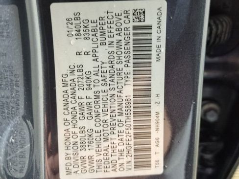 New 2026 Honda Civic Sport image 28