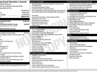 New 2026 Jeep Grand Cherokee L Summit w/ Obsidian Package