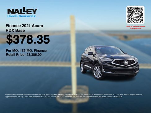 Used 2021 Acura RDX FWD image 3