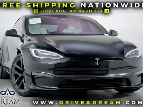 Used 2021 Tesla Model S Plaid AWD/4WD image 2