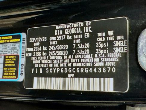 Used 2024 Kia Telluride S w/ S Sunroof Package image 14