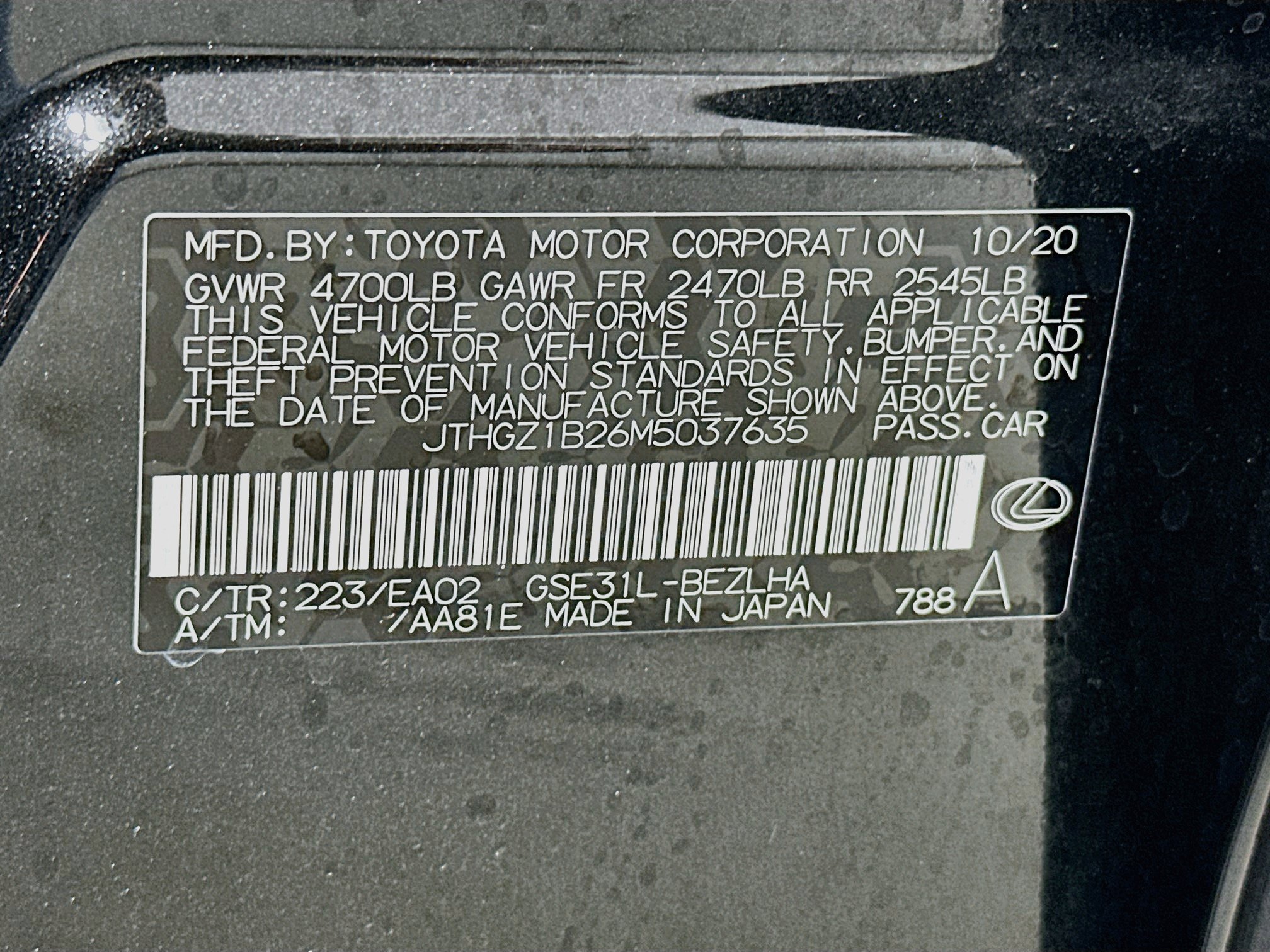 Used 2021 Lexus IS 350 F Sport w/ Accessory Package RWD image 30