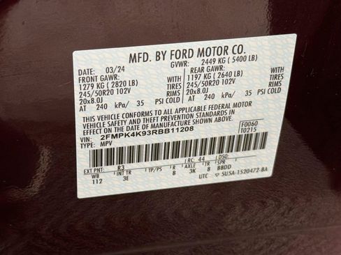 Used 2024 Ford Edge Titanium AWD/4WD image 39