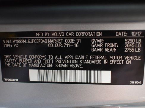Used 2018 Volvo S90 T6 Inscription w/ Convenience Package AWD/4WD image 48
