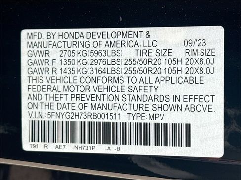 Used 2024 Honda Pilot Touring image 35