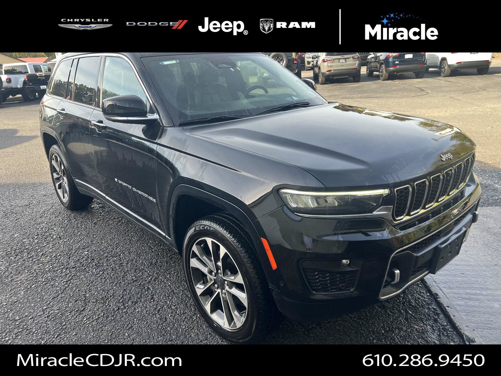 Used 2022 Jeep Grand Cherokee Overland w/ Adv Protech Group III AWD/4WD image 1