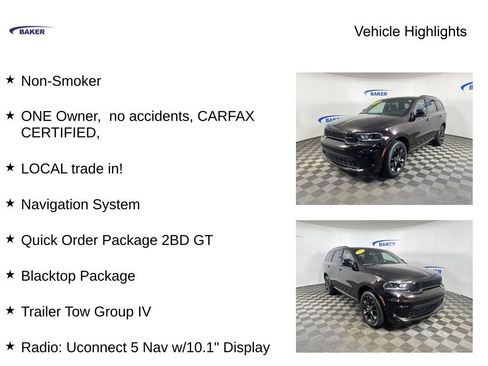 Used 2025 Dodge Durango GT w/ Blacktop Package AWD/4WD image 4