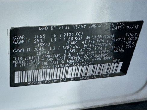 Used 2015 Subaru Outback 2.5i Limited image 41