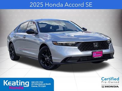 Certified 2025 Honda Accord SE