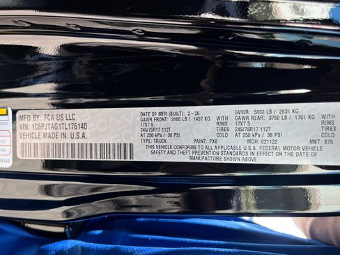 New 2026 Jeep Gladiator Sport image 31