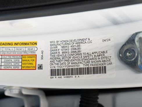 Certified 2024 Honda Accord LX image 26