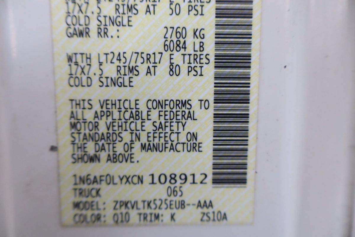 Used 2012 Nissan NV 3500 SV w/ Side Curtain Airbag Pkg RWD image 42