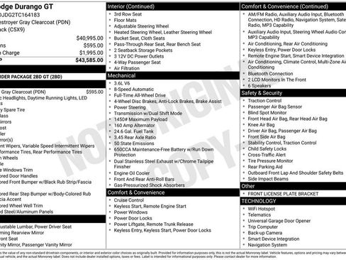 Used 2026 Dodge Durango GT AWD/4WD image 43