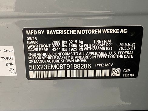 New 2026 BMW X7 xDrive40i w/ M Sport Package image 20