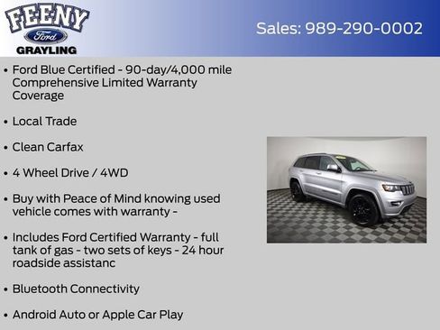 Used 2019 Jeep Grand Cherokee Laredo AWD/4WD image 4
