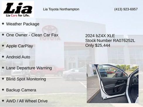 Used 2024 Toyota bZ4X AWD w/ Weather Package image 7