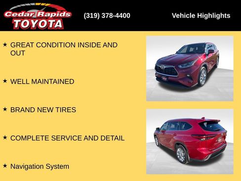 Used 2023 Toyota Highlander Limited AWD/4WD image 7