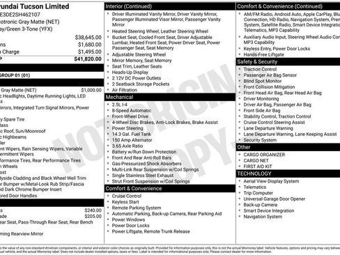 Certified 2025 Hyundai Tucson Limited FWD image 28