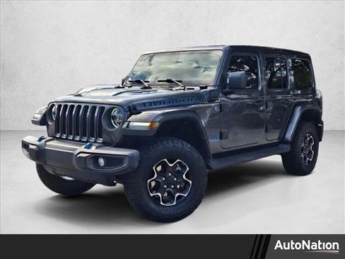 Used 2021 Jeep Wrangler Unlimited Rubicon 4xe image 1