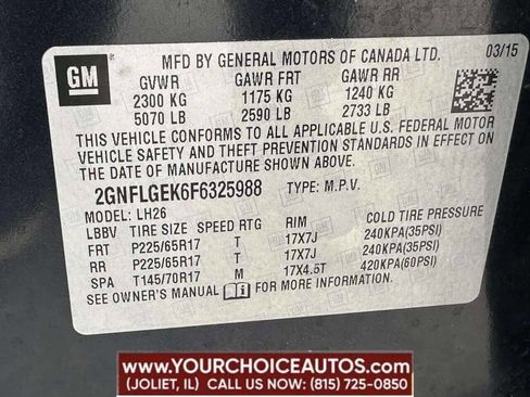 Used 2015 Chevrolet Equinox LT image 11