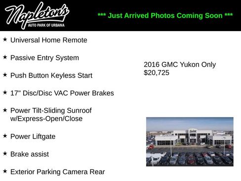 Used 2016 GMC Yukon SLT w/ Open Road Package AWD/4WD image 3