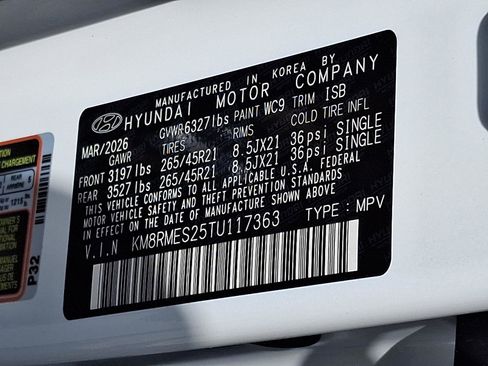New 2026 Hyundai Palisade Calligraphy AWD/4WD image 20