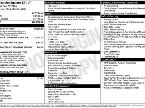 Used 2020 Chevrolet Equinox LT w/ Midnight Edition FWD image 6