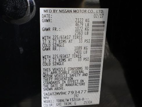 Used 2017 Nissan Rogue SV AWD/4WD image 54