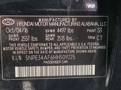 Used 2017 Hyundai Sonata Sport w/ Value Edition Package 02 image 33