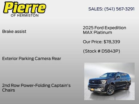 Certified 2025 Ford Expedition Max Platinum AWD/4WD image 13