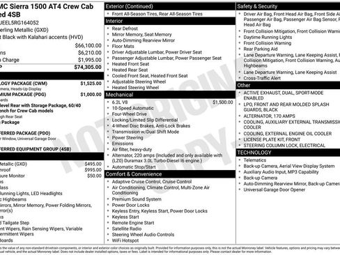 Used 2024 GMC Sierra 1500 AT4 w/ Technology Package AWD/4WD image 6