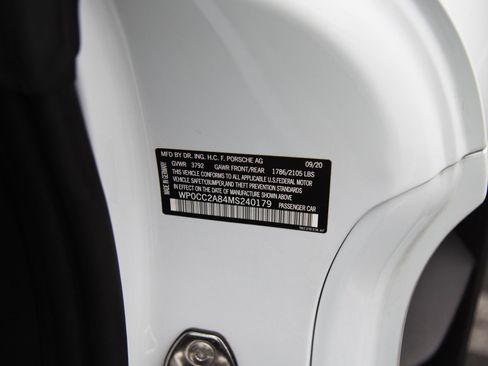 Certified 2021 Porsche 718 Boxster Spyder RWD image 21