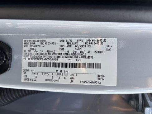 Used 2021 Ford F150 XLT w/ Equipment Group 302A High AWD/4WD image 30