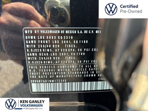 Used 2022 Volkswagen Tiguan SEL R-Line AWD/4WD image 11
