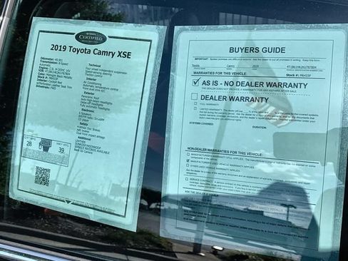 Used 2019 Toyota Camry XSE FWD image 46