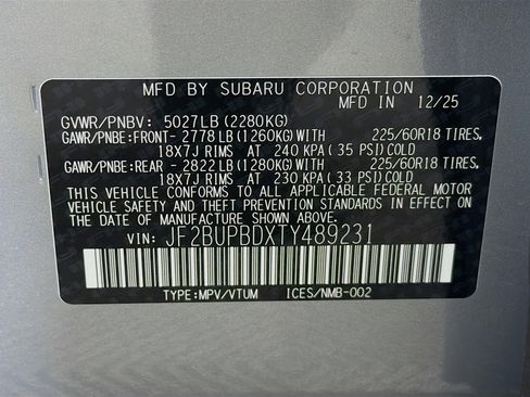 New 2026 Subaru Outback Premium image 32