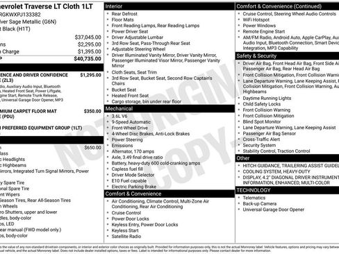 Used 2023 Chevrolet Traverse LT FWD image 28