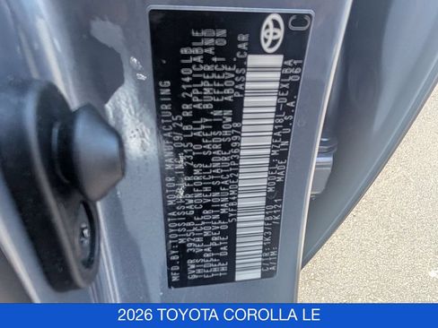 Used 2026 Toyota Corolla LE w/ LE Premium Package FWD image 32