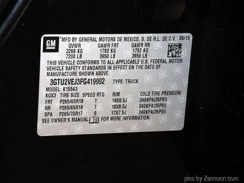 Used 2015 GMC Sierra 1500 SLT w/ All-Terrain Package AWD/4WD image 37