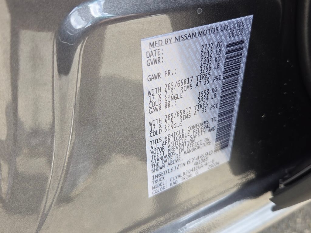 New 2026 Nissan Frontier SV w/ Tow Package RWD image 4